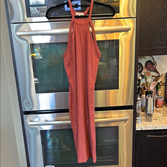 Charlotte Russe Rust Maxi Dress - Picture 1 of 6
